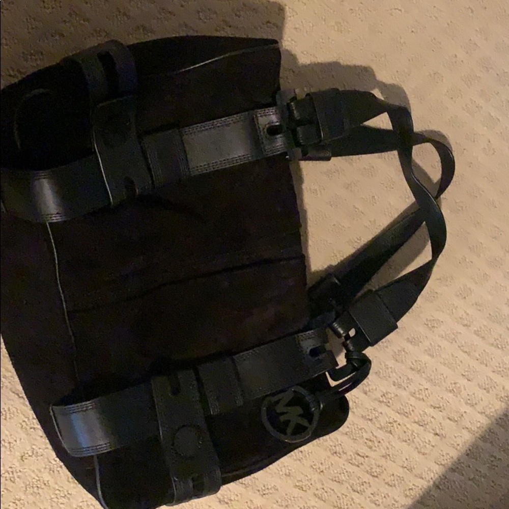 Michael Kors Suede and Leather Handbag - Picture 3 of 7